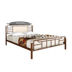 Bed Frame Size 160 - Siantano Ashlyn 160 / Antique brown